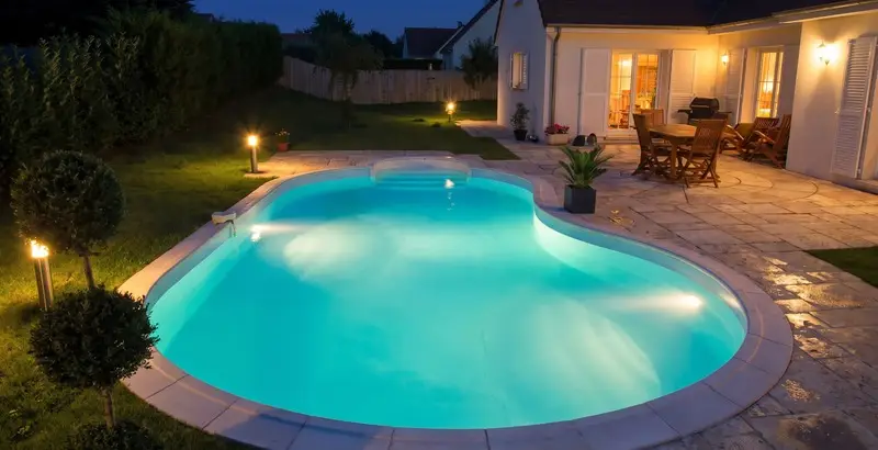 Piscină cu Forme Libere